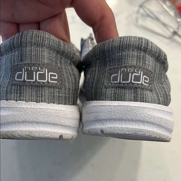 Hey Dude Kids Gray Moccasins - Picture 3 of 3